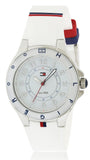 Tommy Hilfiger White Dial White Rubber Strap Watch for Women - 1781271 Authentic Buy Shop Now