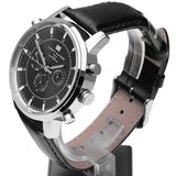 Tommy Hilfiger Harrison Chronograph Black Dial Black Leather Strap Watch for Men - 1790875 Authentic Buy Shop Now