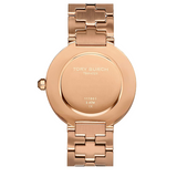 Tory Burch Reva Rose Gold Dial Rose Gold Steel Strap Watch for Women - TBW4028 Authentic Buy Shop Now