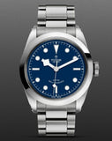 Tudor Black Bay Automatic Blue Dial Silver Steel Strap Watch for Men - M79540-0004 Authentic Buy Shop Now