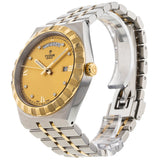 Tudor Royal Automatic Diamonds Gold Dial Two Tone Steel Strap Watch for Men - M28603-0006 Authentic Buy Shop Now