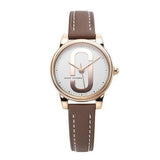 Marc Jacobs Corie White Dial Brown Leather Strap Watch for Women - MJ1581 Authentic Buy Shop Now