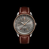 Breitling Navitimer Automatic 41 Grey Dial Brown Leather Strap Watch for Men - U17326121M1P1 Authentic Buy Shop Now