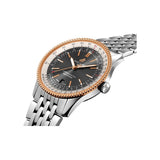 Breitling Navitimer Automatic 41mm Grey Dial Silver Steel Strap Mens Watch - U17326211M1A1 Authentic Buy Shop Now