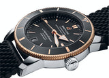 Breitling Superocean Heritage II B20 42mm Black Dial Black Mesh Bracelet Mens Watch - UB2010121B1S1 Authentic Buy Shop Now