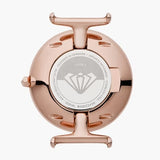 Emporio Armani Retro Quartz Silver Dial Rose Gold Steel Strap Watch For Women - AR1776 Authentic Buy Shop Now