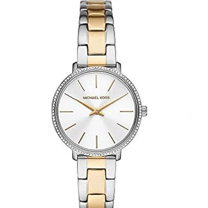 Michael Kors Pyper Quartz Silver Dial Two Tone Steel Strap Watch For Women - MK1041 Authentic Buy Shop Now