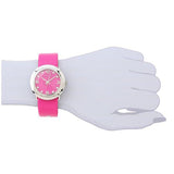 Marc Jacobs Amy Pop Pink Dial Pink Leather Strap Watch for Women - MBM1286 Authentic Buy Shop Now
