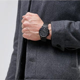 Emporio Armani Renato Chronograph Black Dial Black Mesh Bracelet Watch For Men - AR2498 Authentic Buy Shop Now
