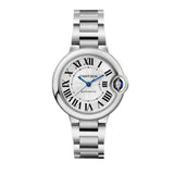 Cartier Ballon Bleu De Cartier Silver Dial Silver Steel Strap Watch for Women - WSBB0044 Authentic Buy Shop Now