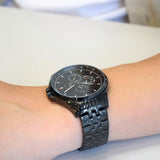 Tommy Hilfiger Shawn Quartz Black Dial Black Steel Strap Watch for Men - 1791611 Authentic Buy Shop Now
