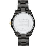 Coach Preston Black Dial Black Steel Strap Watch for Women - 14503461 Authentic Buy Shop Now