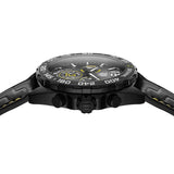 Tag Heuer Formula 1 Chronograph Senna Black Dial Black Leather Strap Watch for Men - CAZ101AJ.FC6487 Authentic Buy Shop Now