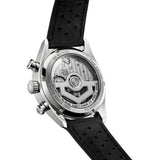 Tag Heuer Carrera Automatic Chronograph Black Dial Black Leather Strap Watch for Men - CBS2210.FC6534 Authentic Buy Shop Now