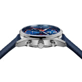Tag Heuer Carrera Chronograph Blue Dial Blue Leather Strap Watch for Men - CBN201D.FC6543 Authentic Buy Shop Now