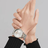 Movado Bold Silver Dial Silver Steel Strap Watch For Women - 3600084 Authentic Buy Shop Now