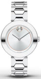Movado Bold Silver Dial Silver Steel Strap Watch For Women - 3600381 Authentic Buy Shop Now