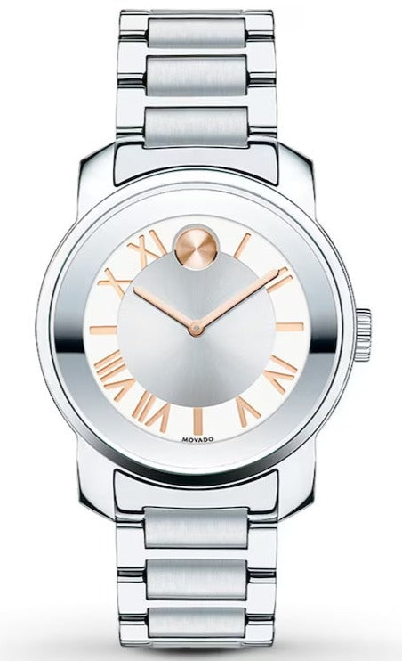 Movado Bold Silver Dial Silver Steel Strap Watch for Women - 3600244 Authentic Buy Shop Now