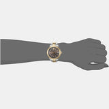 Versace Hellenyium Brown Dial Two Tone Steel Strap Watch for Women - V12040015 Authentic Buy Shop Now