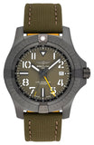 Breitling Avenger Automatic GMT 45 Night Mission Green Dial Green Nylon Strap Watch for Men - V323952A1L1X1 Authentic Buy Shop Now