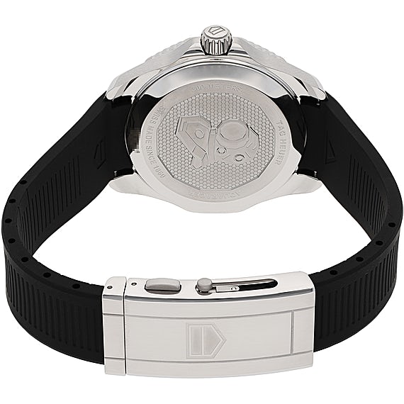 Tag Heuer Aquaracer Professional 300 Automatic Black Dial Black Rubber Strap Watch for Men - WBP201A.FT6197 Authentic Buy Shop Now
