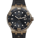 Maurice Lacroix Aikon Venturer Black Dial Black Rubber Strap Watch For Men - AI6058-BRZ0B-330-2 Authentic Buy Shop Now