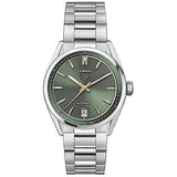 Tag Heuer Carrera Date Automatic 18K Green Dial Silver Steel Strap Watch for Women - WBN2312.BA0001 Authentic Buy Shop Now