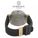 Versace V Extreme Chronograph Brown Tone Dial Black Rubber Strap Watch for Men - VCN030017 Authentic Buy Shop Now