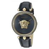 Versace Palazzo Empire Black Dial Black Leather Strap Watch for Women - VCO020017 Authentic Buy Shop Now