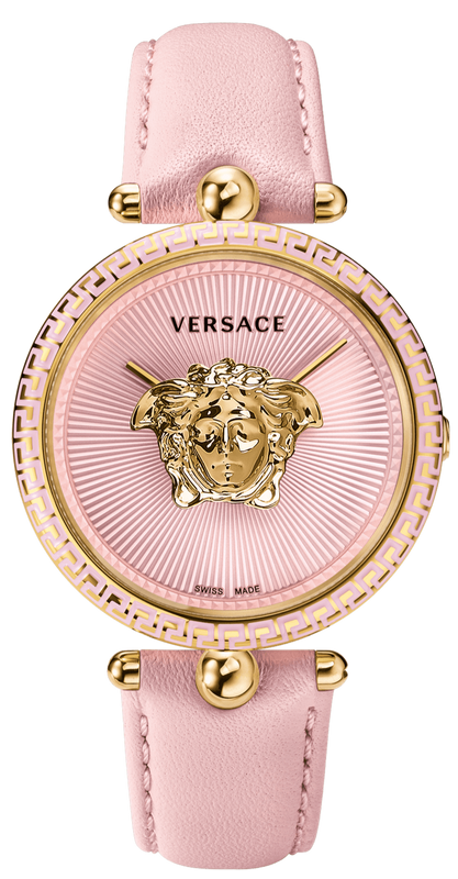 Versace Palazzo Empire Pink Dial Pink Leather Strap Watch for Women - VCO030017 Authentic Buy Shop Now