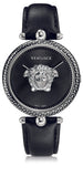 Versace Palazzo Empire Black Dial Black Leather Strap Watch for Women - VCO060017 Authentic Buy Shop Now