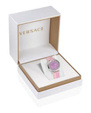 Versace Palazzo Empire Pink Dial Pink Leather Strap Watch for Women - VCO030017 Authentic Buy Shop Now