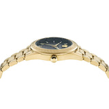 Versace Greca Moonphase Quartz Black Dial Gold Steel Strap Watch for Men - VE7G00323 Authentic Buy Shop Now