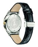 Versace Univers Beige Dial Black Leather Strap Watch for Men - VEBK00218 Authentic Buy Shop Now