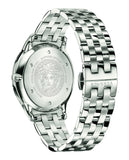 Versace Univers Analog Black Dial Silver Steel Strap Watch for Men - VEBK00418 Authentic Buy Shop Now