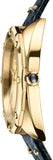 Versace Shadov Quartz Gold Dial Black Leather Strap Watch for Women - VEBM00318 Authentic Buy Shop Now