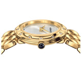 Versace V-Flare Quartz Silver Dial Gold Steel Strap Watch for Women - VEBN00818 Authentic Buy Shop Now