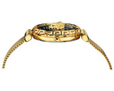Versace Palazzo Empire Greca Black Dial Gold Mesh Bracelet Watch for Women - VEDV00519 Authentic Buy Shop Now