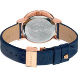 Versace Virtus Quartz Blue Dial Blue Leather Strap Watch for Women - VEHC00419 Authentic Buy Shop Now