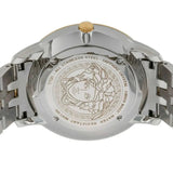 Versace V-Urban Quartz Silver Dial Two Tone Steel Strap Watch for Men - VELQ00519 Authentic Buy Shop Now