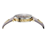 Versace V-Twist Quartz Purple Dial Purple Leather Strap Watch for Women - VELS00219 Authentic Buy Shop Now