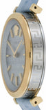 Versace V-Twist Blue Dial Blue Leather Strap Watch for Women - VELS00319 Authentic Buy Shop Now