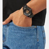 Versace Palazzo Empire Black Dial Black Steel Strap Watch for Men - VERD00518 Authentic Buy Shop Now