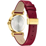 Versace V-Motif Red Dial Red Leather Strap Watch for Women - VERE00418 Authentic Buy Shop Now