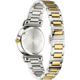 Versace V-Motif Black Dial Two Tone Steel Strap Watch for Women - VERE00518 Authentic Buy Shop Now