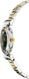 Versace V-Motif Black Dial Two Tone Steel Strap Watch for Women - VERE00518 Authentic Buy Shop Now