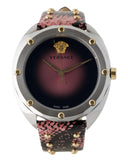 Versace Shadov Pink Dial Pink Leather Strap Watch for Women - VEBM00818 Authentic Buy Shop Now