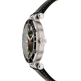 Versace Greca Sport Quartz Black Dial Black Leather Strap Watch For Men - VEZ300221 Authentic Buy Shop Now