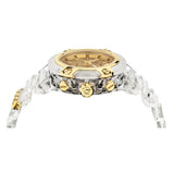 Versace Icon Active Chronograph Gold Dial White Silicone Strap Watch for Men - VEZ700121 Authentic Buy Shop Now