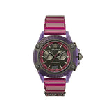 Versace Icon Active Chronograph Black Dial Purple Rubber Strap Watch For Men - VEZ701423 Authentic Buy Shop Now